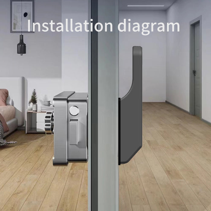 Metal Door Smart Lock Double