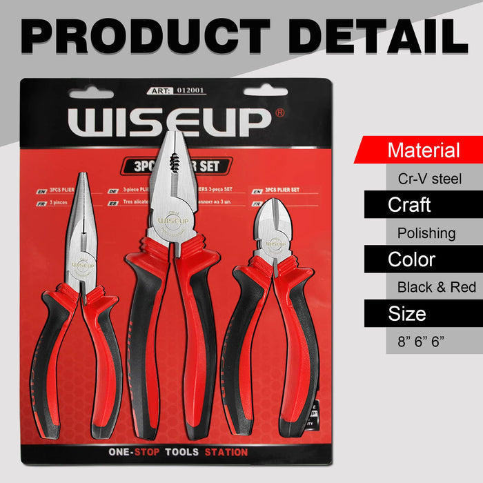3 Piece Plier Set