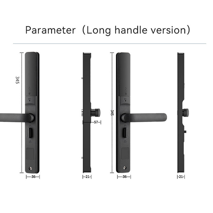 Slim Profile Smart Lock (Aluminum Door)