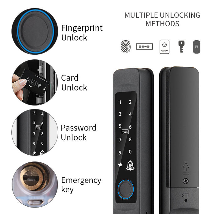 Slim Profile Smart Lock (Aluminum Door)