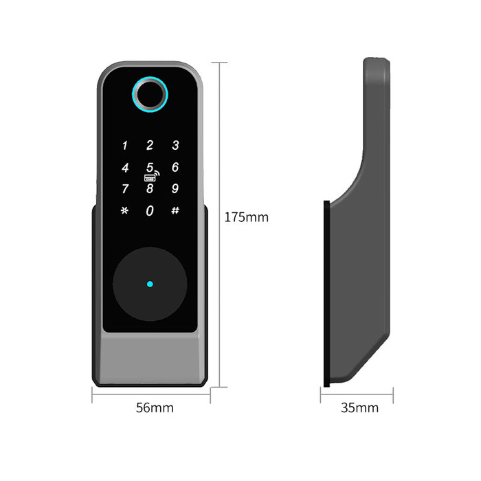 Metal Door Smart Lock Double