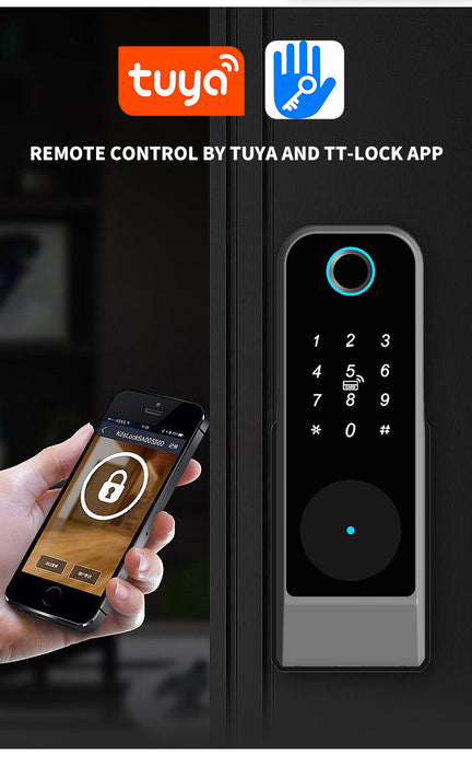 Metal Door Smart Lock Double
