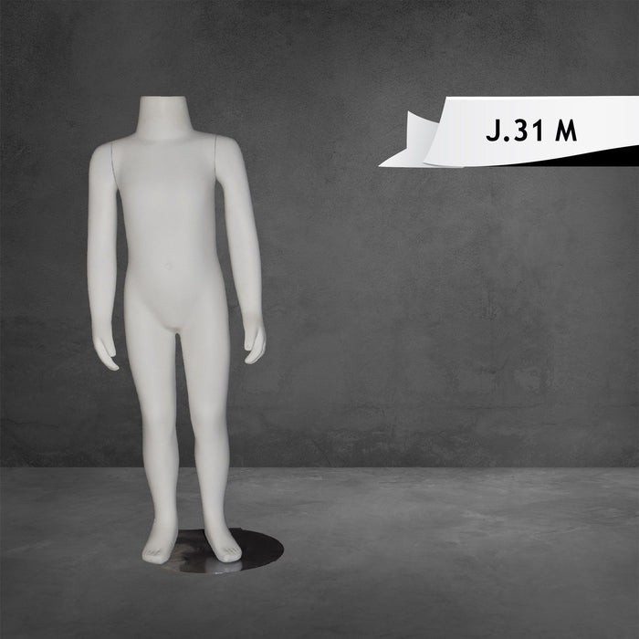 Headless Mannequin Kids White Color