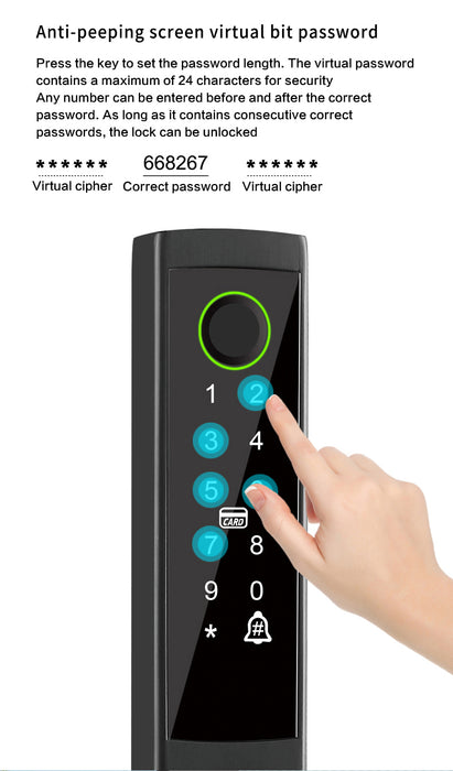 Light Profile Smart Lock (Aluminum Door)