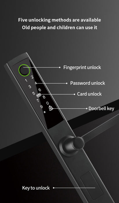 Light Profile Smart Lock (Aluminum Door)