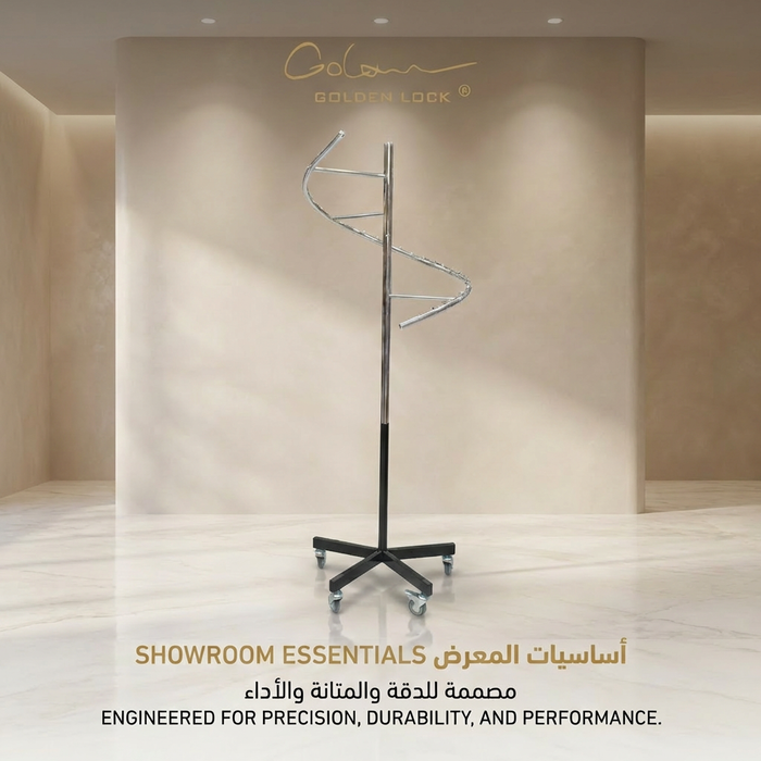 Spiral Clothes Display Stand