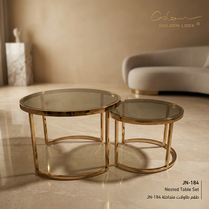Round Nesting Display Tables – 2-Piece