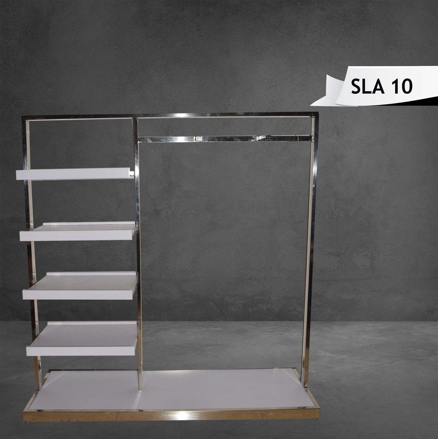 Display Stand & Shelf White