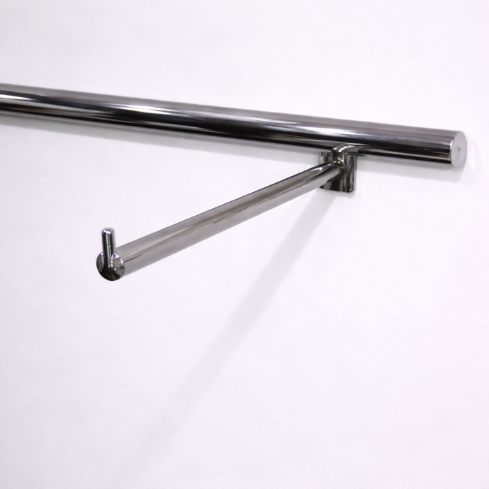 Round Straight Display Arm – Surface Rail System