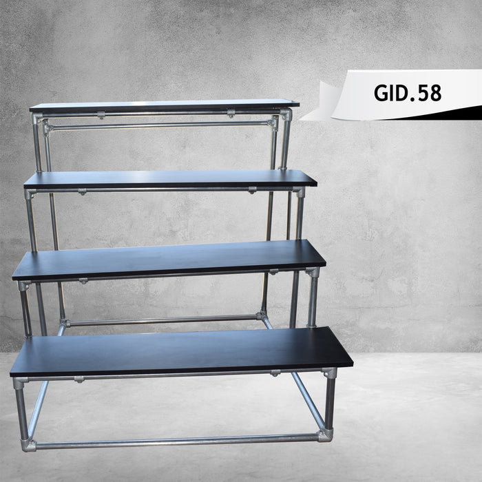 Multi-Level Display Shelves