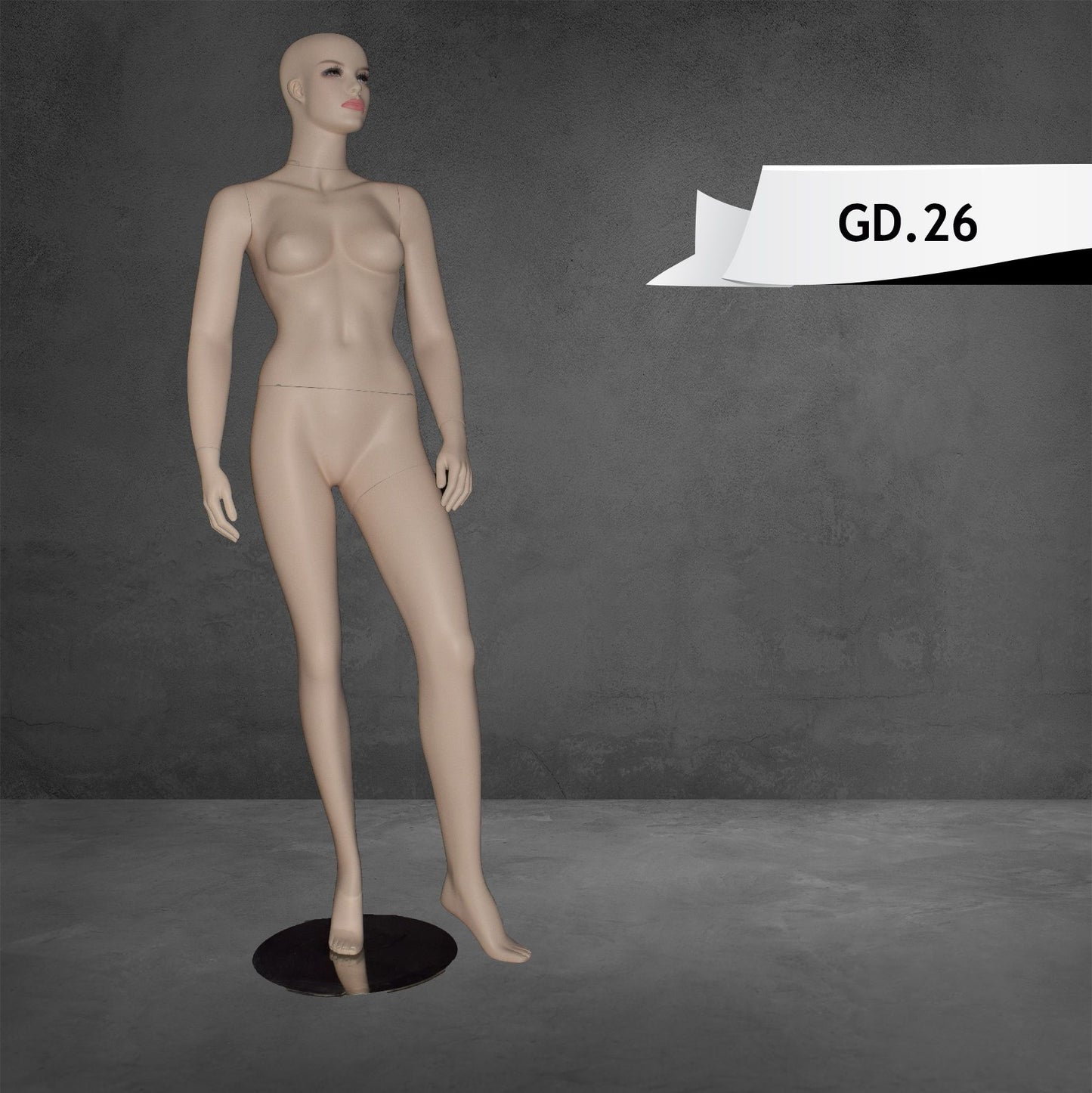 Full Body Female Mannequin Skin Tone