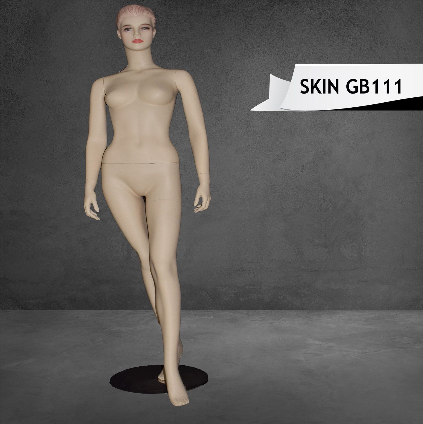 Full Body Female Mannequin Skin Tone