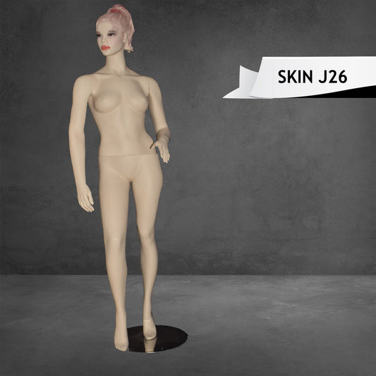 Full Body Female Mannequin Skin Tone