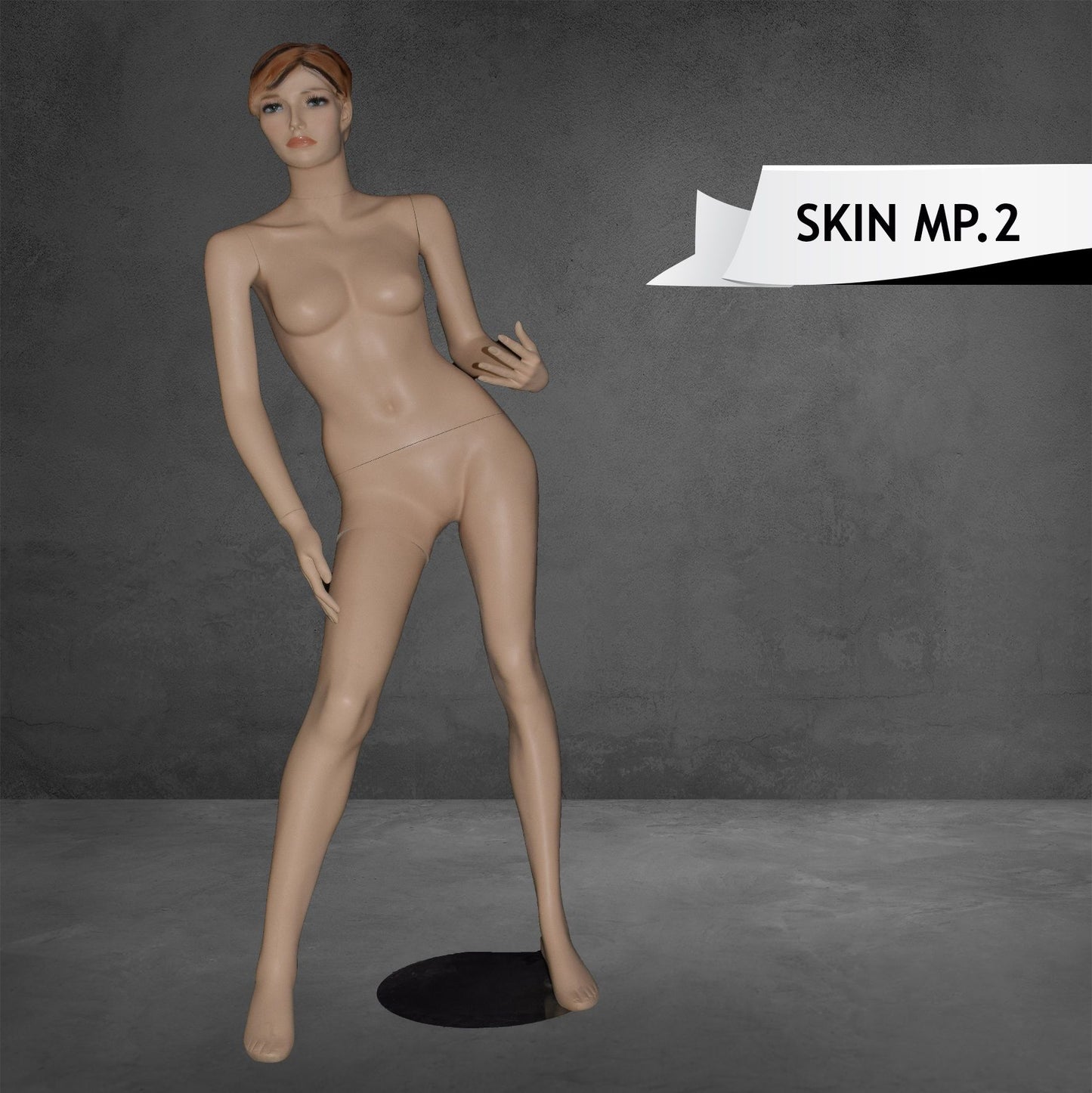 Full Body Female Mannequin Skin Tone