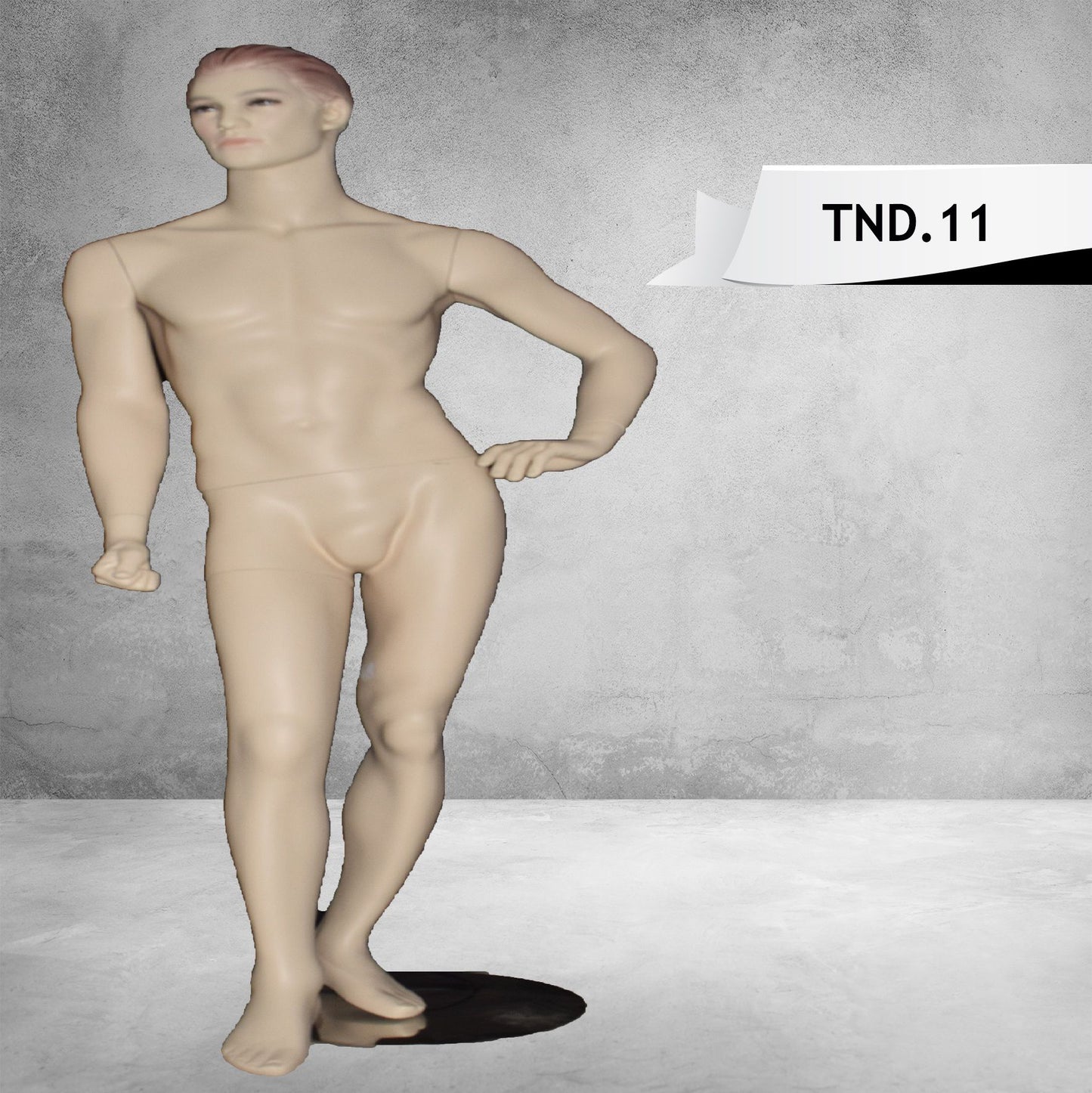 Full Body Male Mannequin Skin Tone