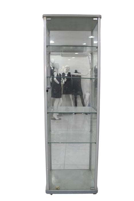 Silver Display Cabinet Tall
