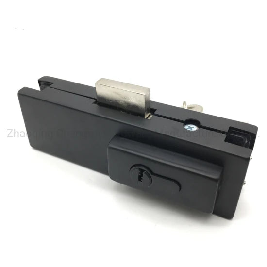 Glass Door Fitting Lock Black