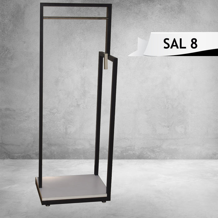 Double-Level Clothing Display Rack