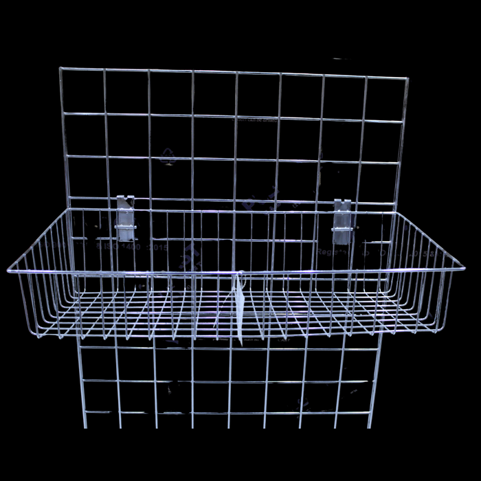 Wide Angled Grid Wall Wire Basket