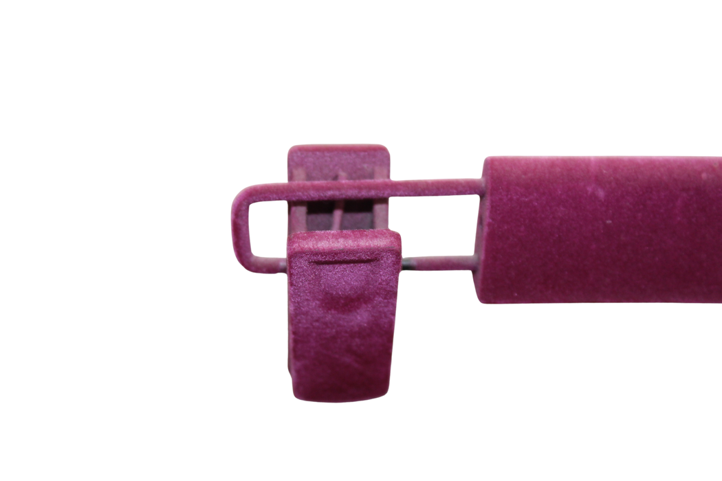 Alcantara Purple Hanger With Clips
