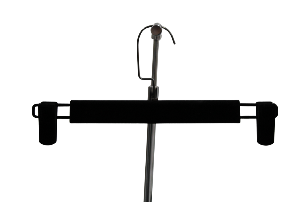 Alcantara Black Hanger With Clips