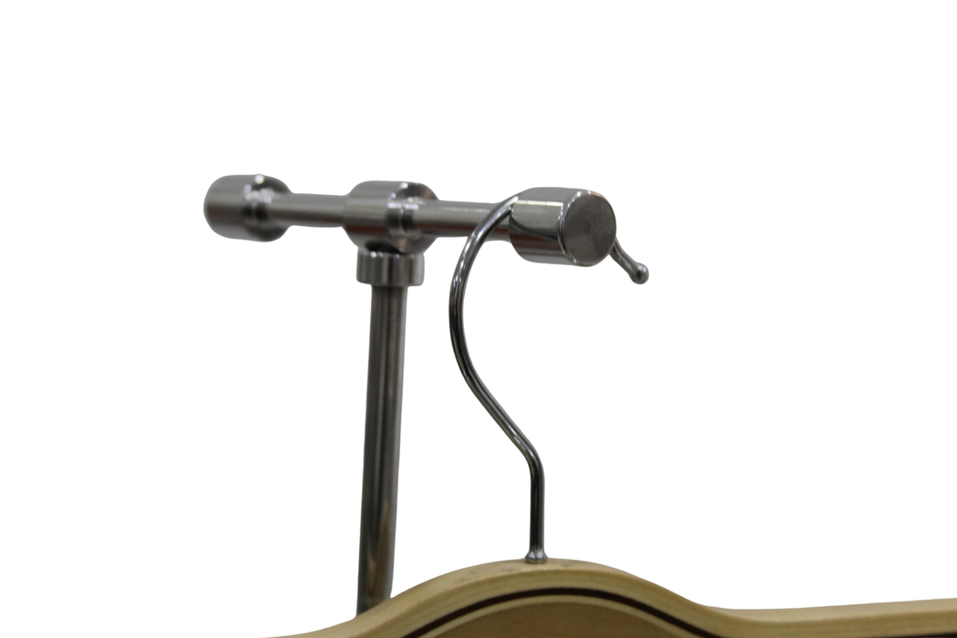 Wooden Flat Hanger With Clip