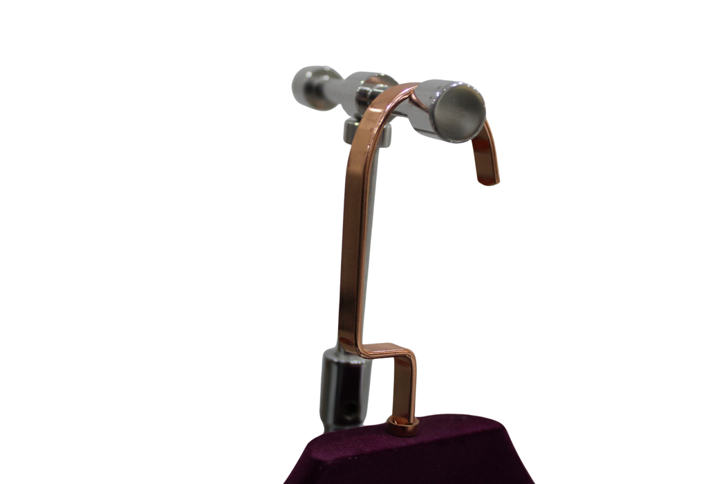 Alcantara Purple Hanger With Rose Gold Metal