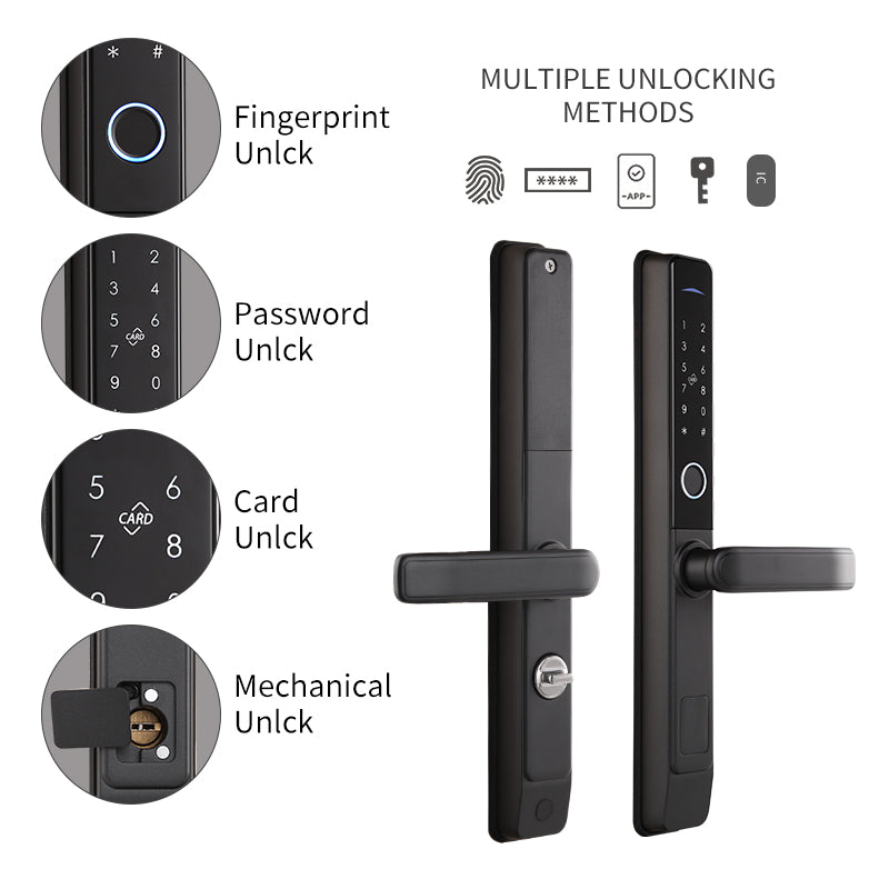 Slim Profile Smart Lock (Aluminum Door)