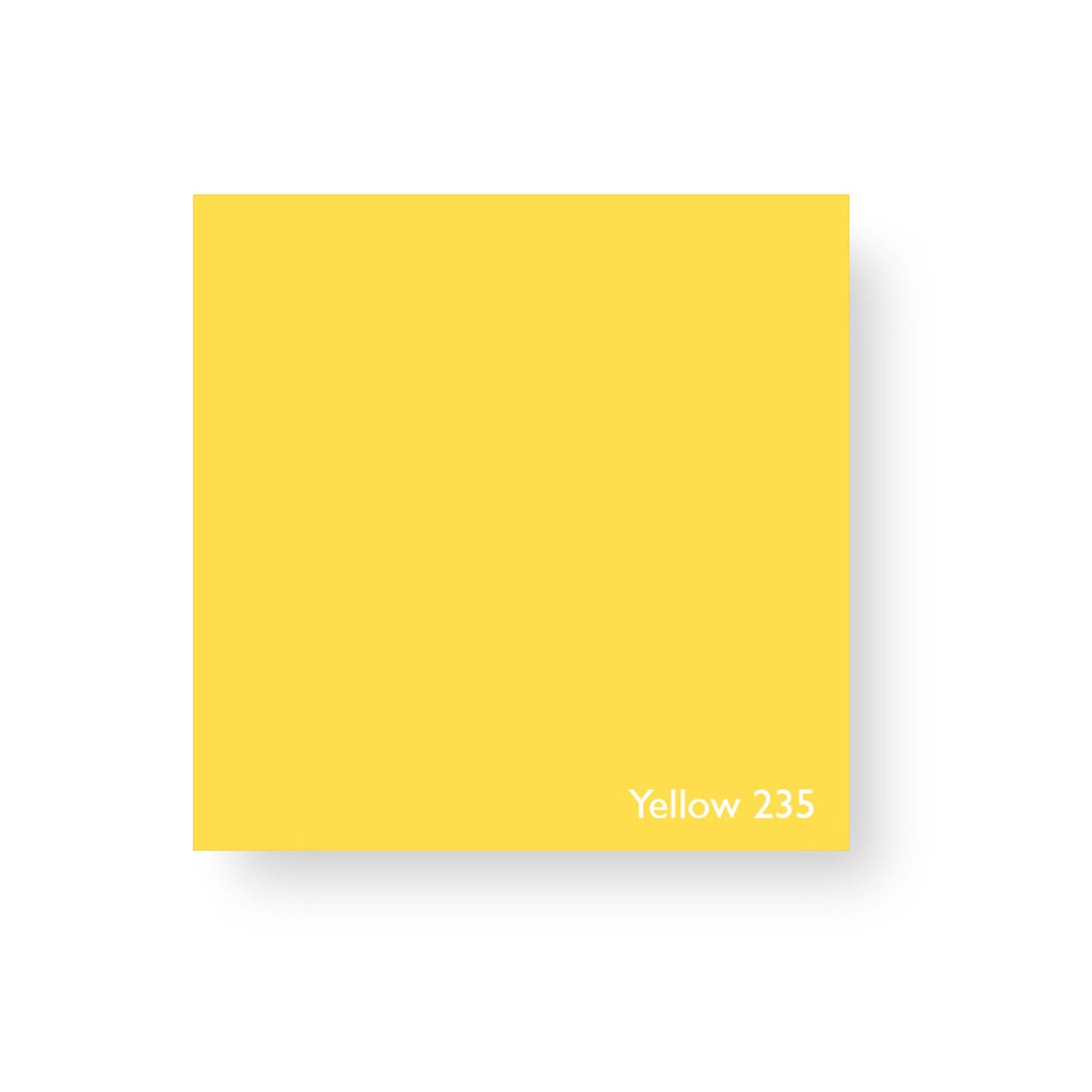 Yellow 235 Acrylic Sheet