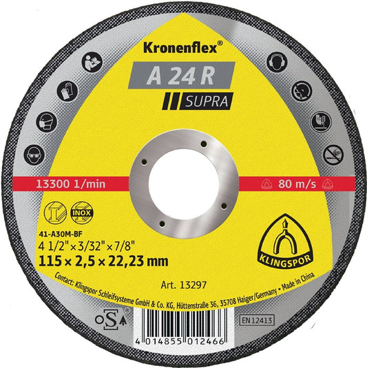 Flat Steel Disc 4 1/2", 7", 9", 14"