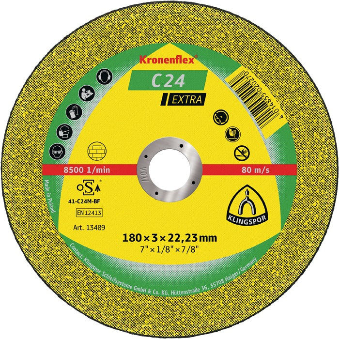 Flat Stone Disc  4" 1/2", 7", 9"