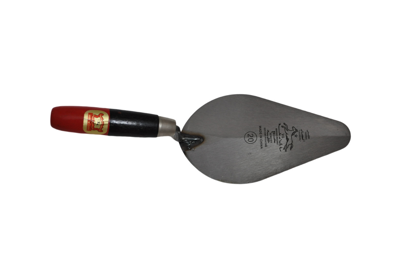 Trowel Round Red & black 6"/7"/8" -Dzn