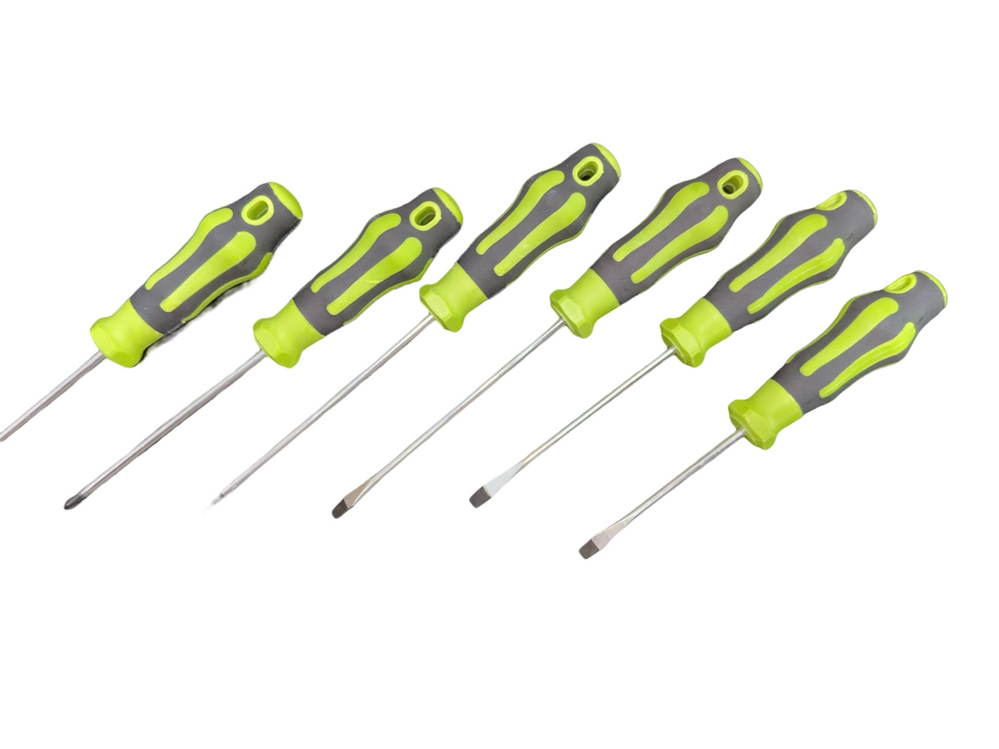 Screwdriver Set Green/Black/Dzn